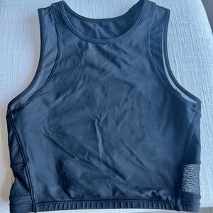 Black Lululemon tap with mesh. Excellent condition so small